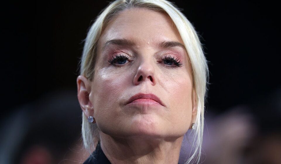 Pam Bondi Upstages Todd Blanche Hearings by Releasing Naked Photos of Trump on Epstein’s Island