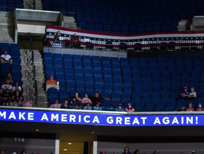 Trump Furious After "Pro Kings" Rally Draws Sparse Crowd
